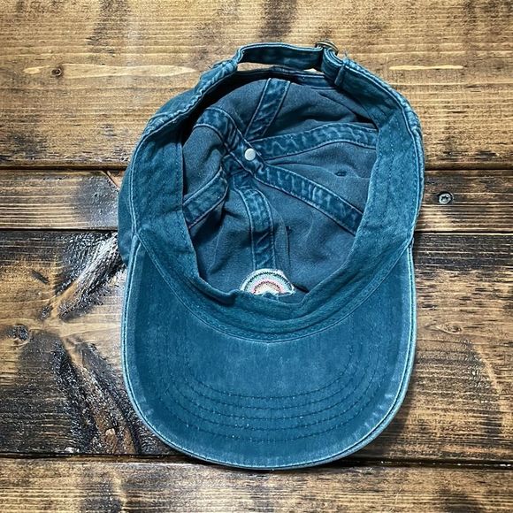 RAINBOW distressed Baseball Hat - Picture 2 of 2